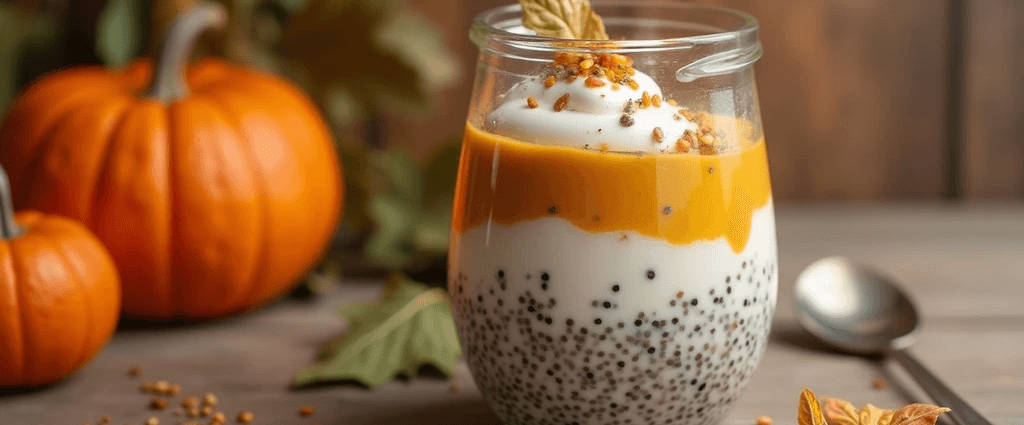 Чіа-пудинг із гарбузом — осінній сніданок для енергії